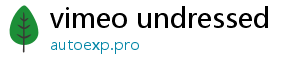 vimeo undressed